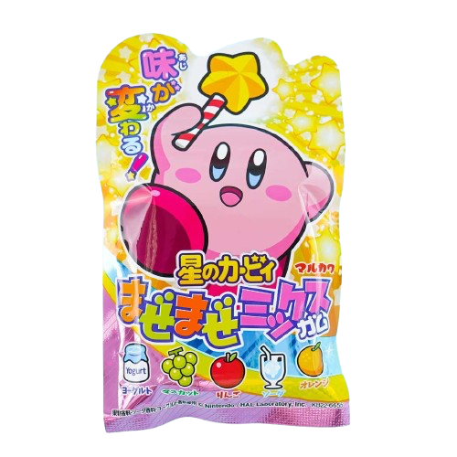 Masticable Kirby (Coca-Cola, Uva, Manzana, Soda, Naranja)