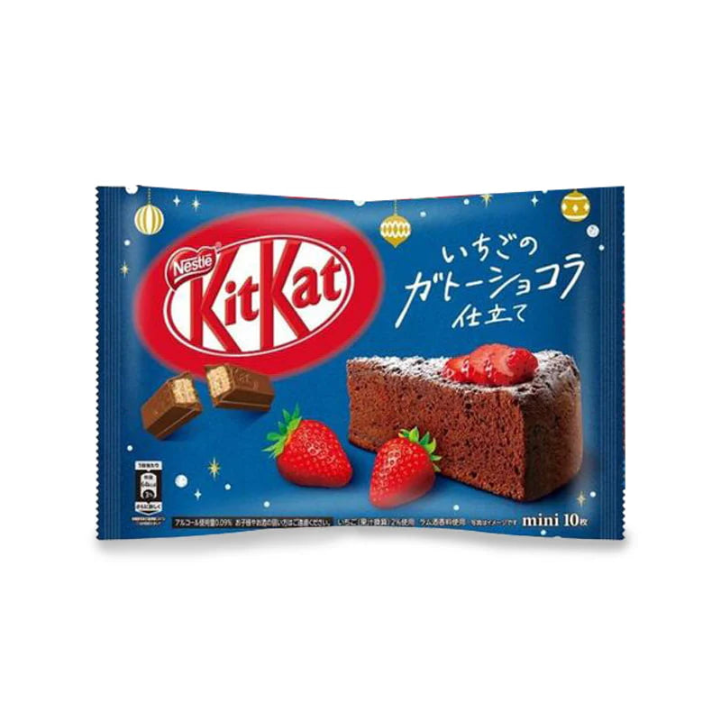 Galleta Kit Kat (Pastel de Chocolate con Frutilla) - 10 pcs