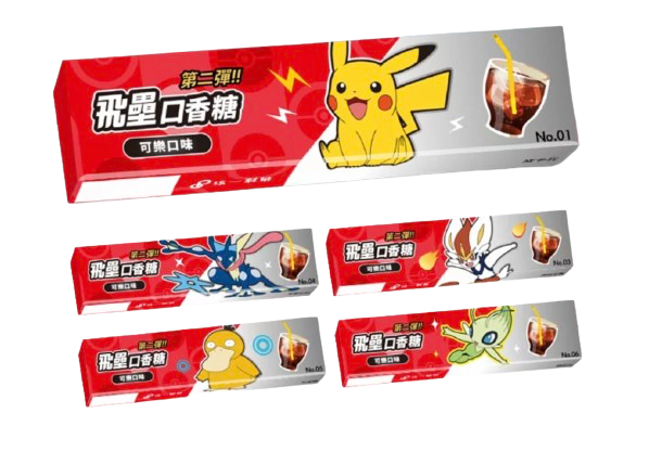 Chicle Pokemon - 1 unidad (4 Sabores & Diseño Aleatorio)