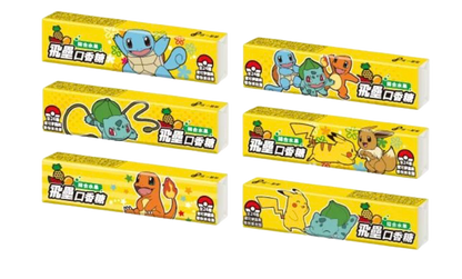 Chicle Pokemon - 1 unidad (4 Sabores & Diseño Aleatorio)